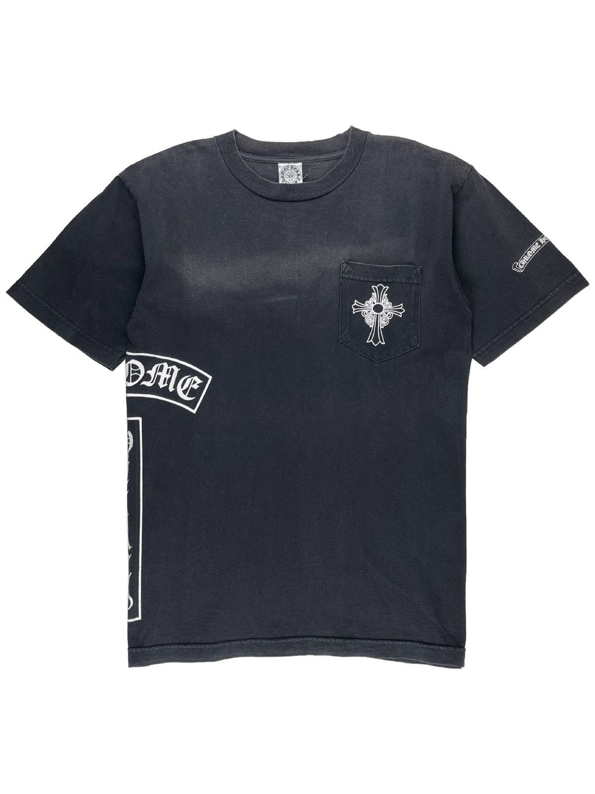 Vintage Chrome Hearts Vintage T Bar Cross Logo Pocket Tshirt Black | Grailed