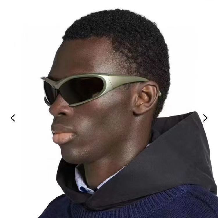 VIBE Future Street ins style custom avant-garde sunglasses Size ONE SIZE - 3 Thumbnail