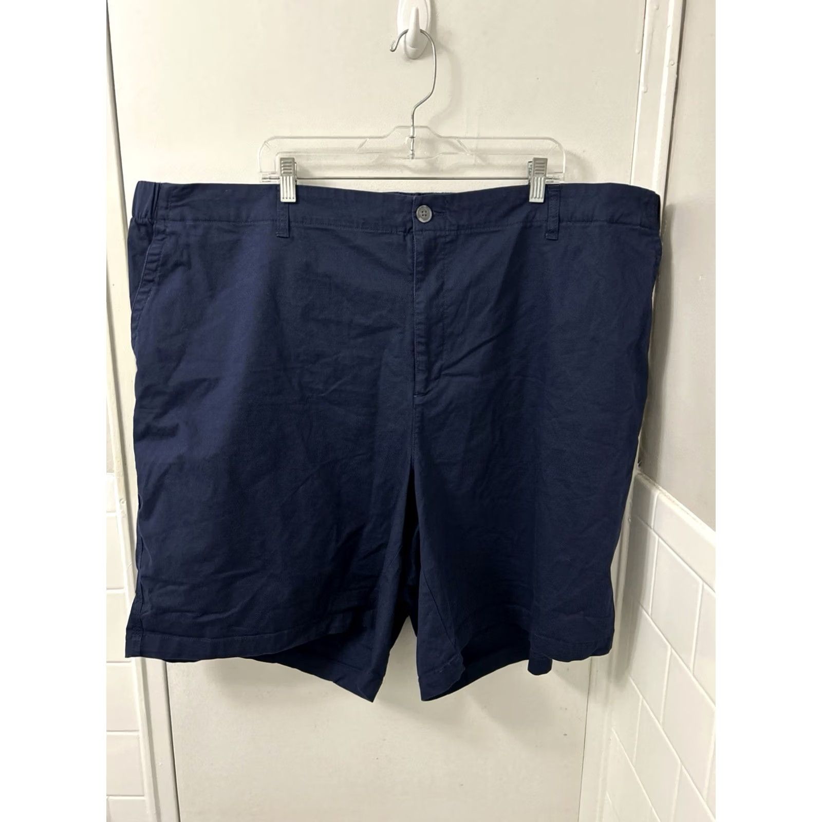 Old Navy Old Navy Everyday Shorts Mens 4X Navy Blue Elastic Waist Cotton Stretch NWT Size US 39 - 2 Thumbnail