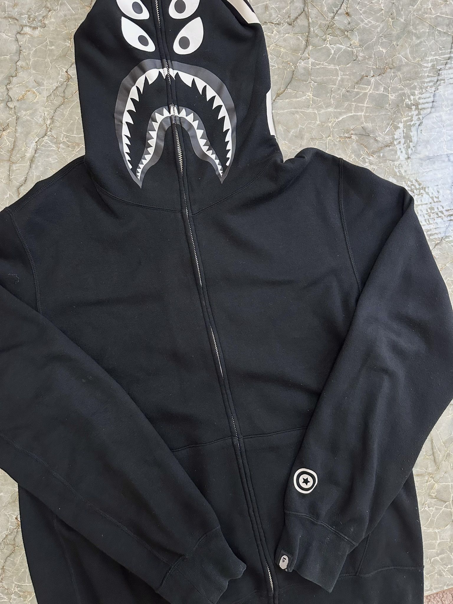 A BATHING APE® BAPE X Bounty Hunter - Mad Shark Full Zip
