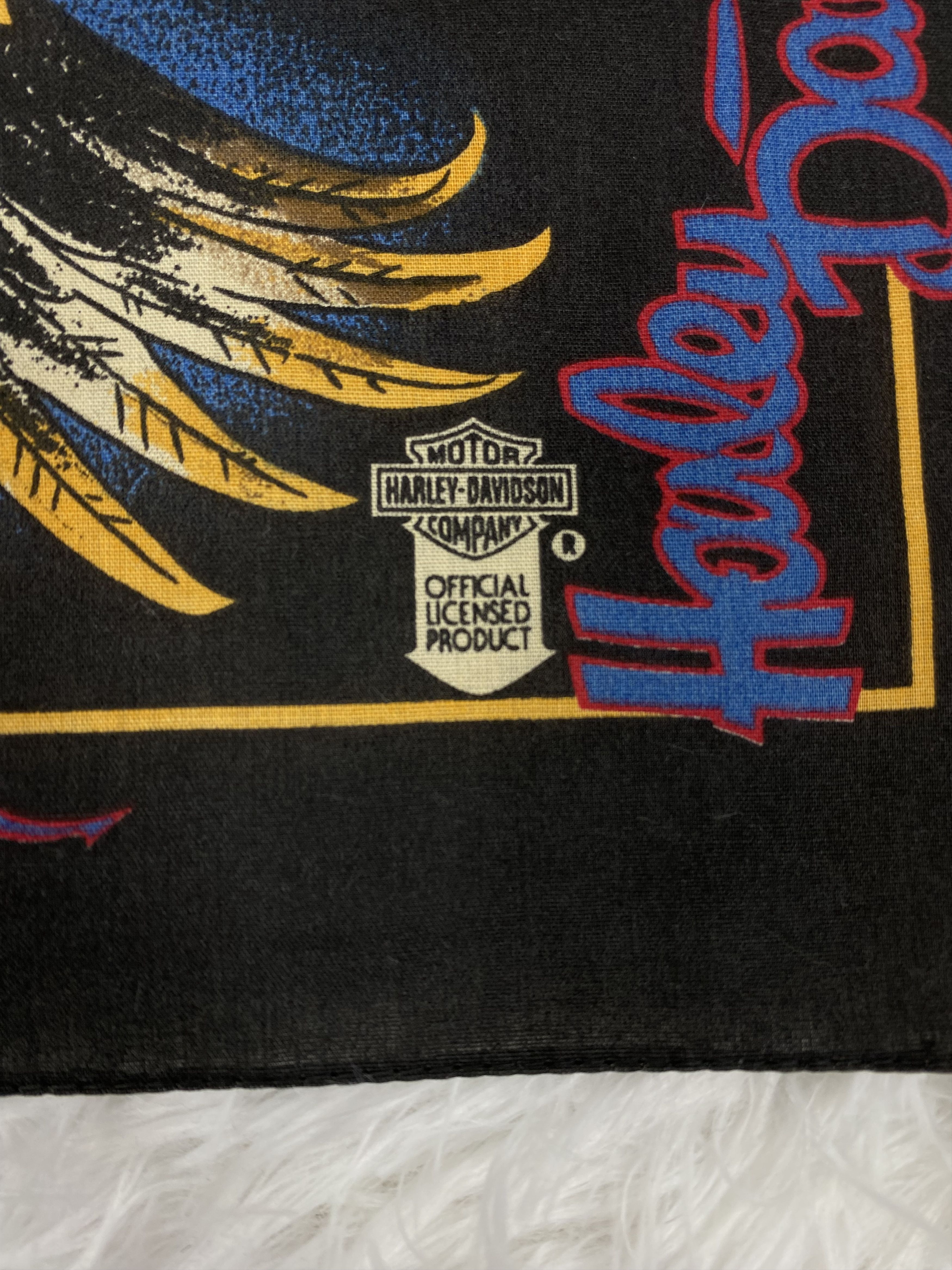Harley Davidson Vintage Harley-Davidson Handkerchief PH0112 Size ONE SIZE - 4 Thumbnail