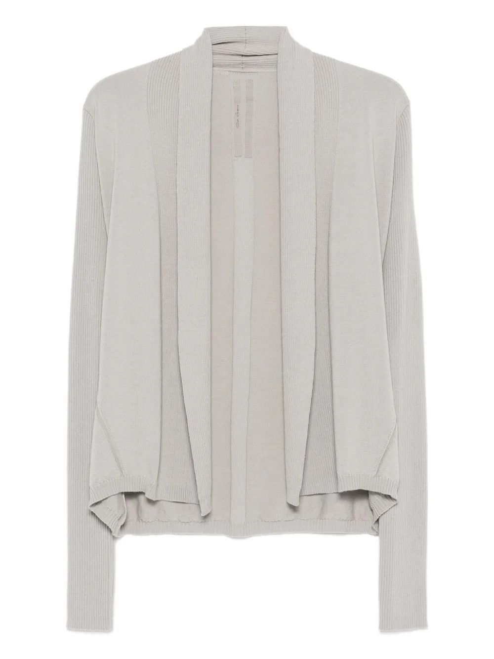 Rick Owens o1y0126 Cardigan in Light Gray Size S / US 4 / IT 40 - 1 Thumbnail