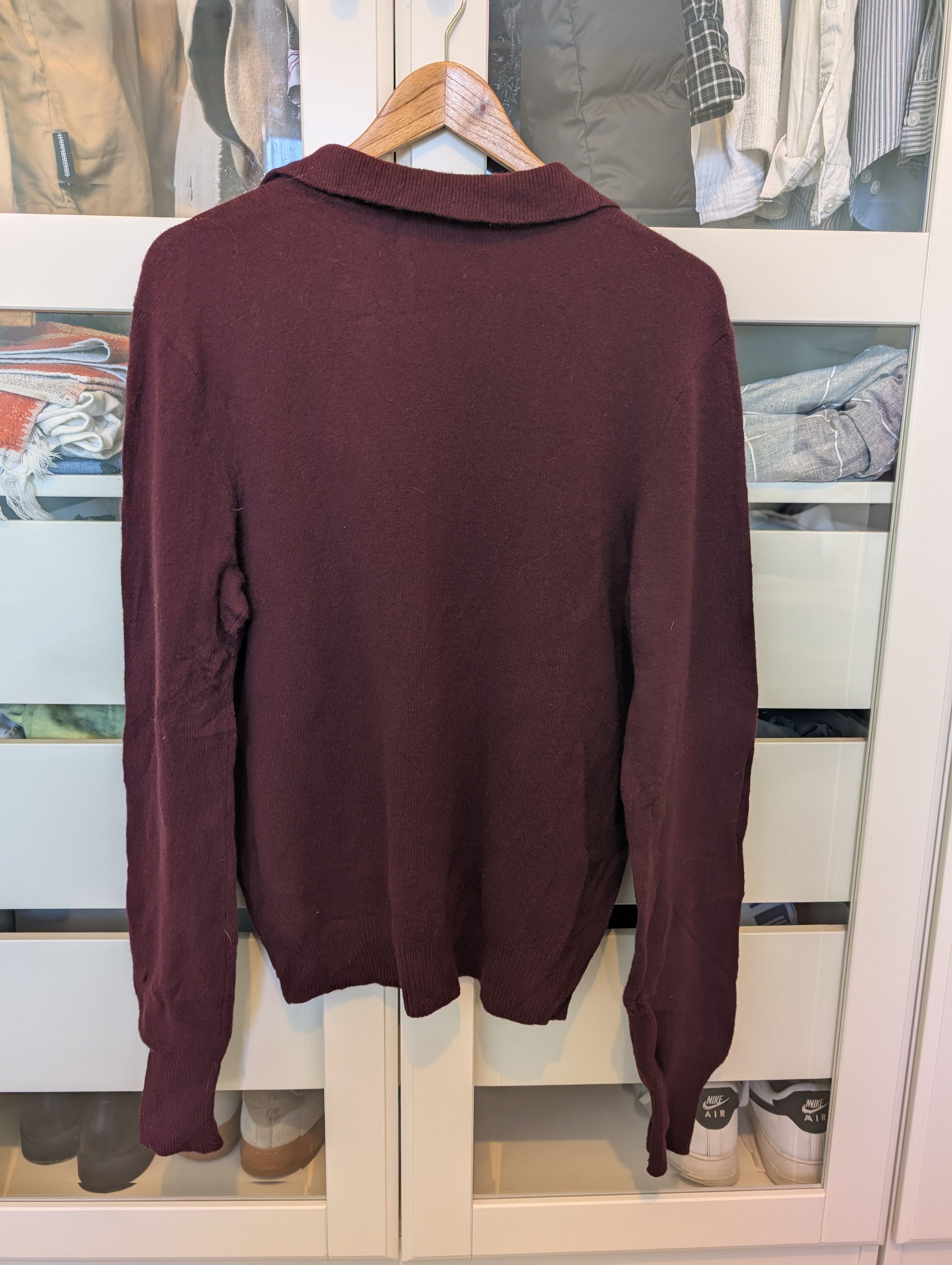 Polo Ralph Lauren Vintage Ralph Lauren Lambswool Polo Sweater - Italian Yarn Size US L / EU 52-54 / 3 - 3 Thumbnail