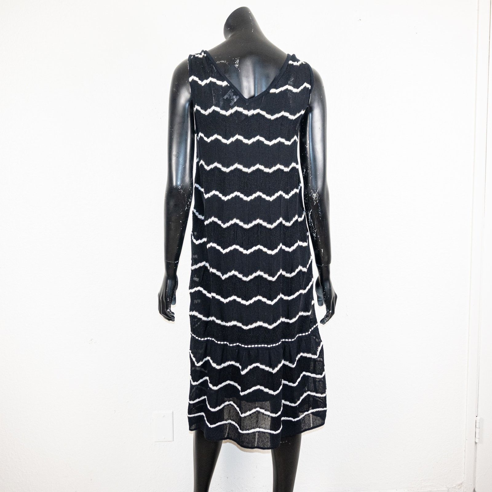 black and white polka dot halter dress Black Polka Dot Backless Halter Neck Midi Dress