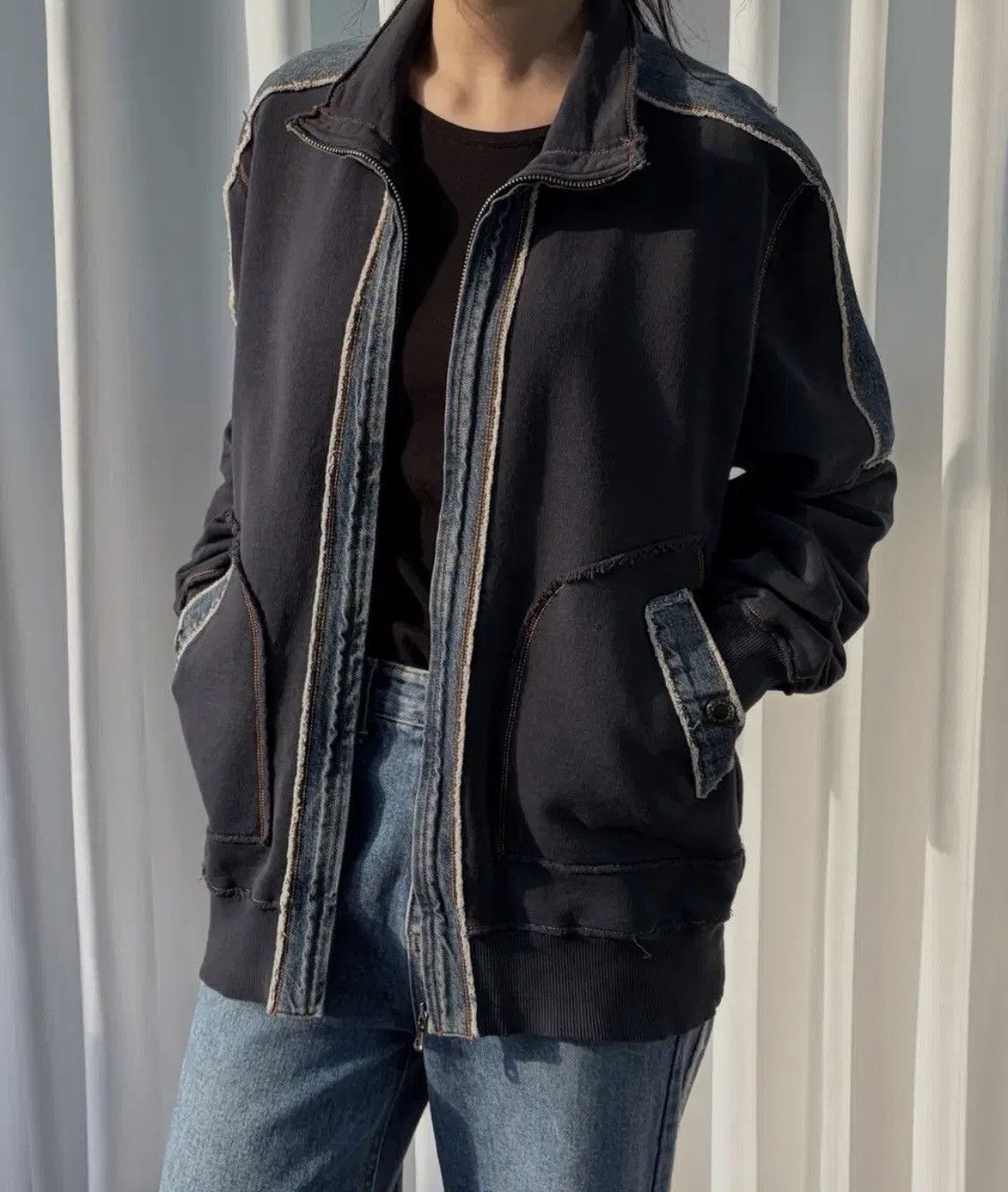 Dolce & Gabbana Dolce & Gabbana Denim Patch Zip Up Jacket Size US M / EU 48-50 / 2 - 6 Thumbnail