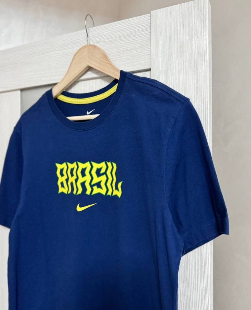 Nike Nike Brazil Away Jersey Blockcore Rare Size US M / EU 48-50 / 2 - 2 Thumbnail