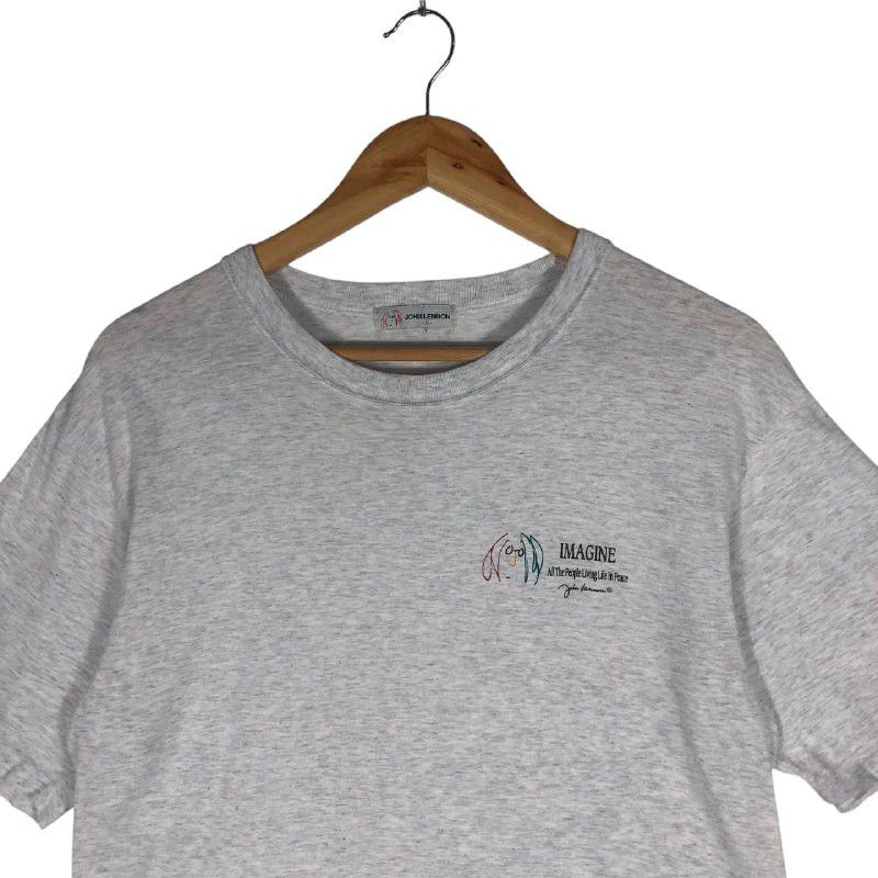 Band Tees × Vintage Vintage "John Lennon" Imagine Art Men T-shirt Size US L / EU 52-54 / 3 - 4 Thumbnail