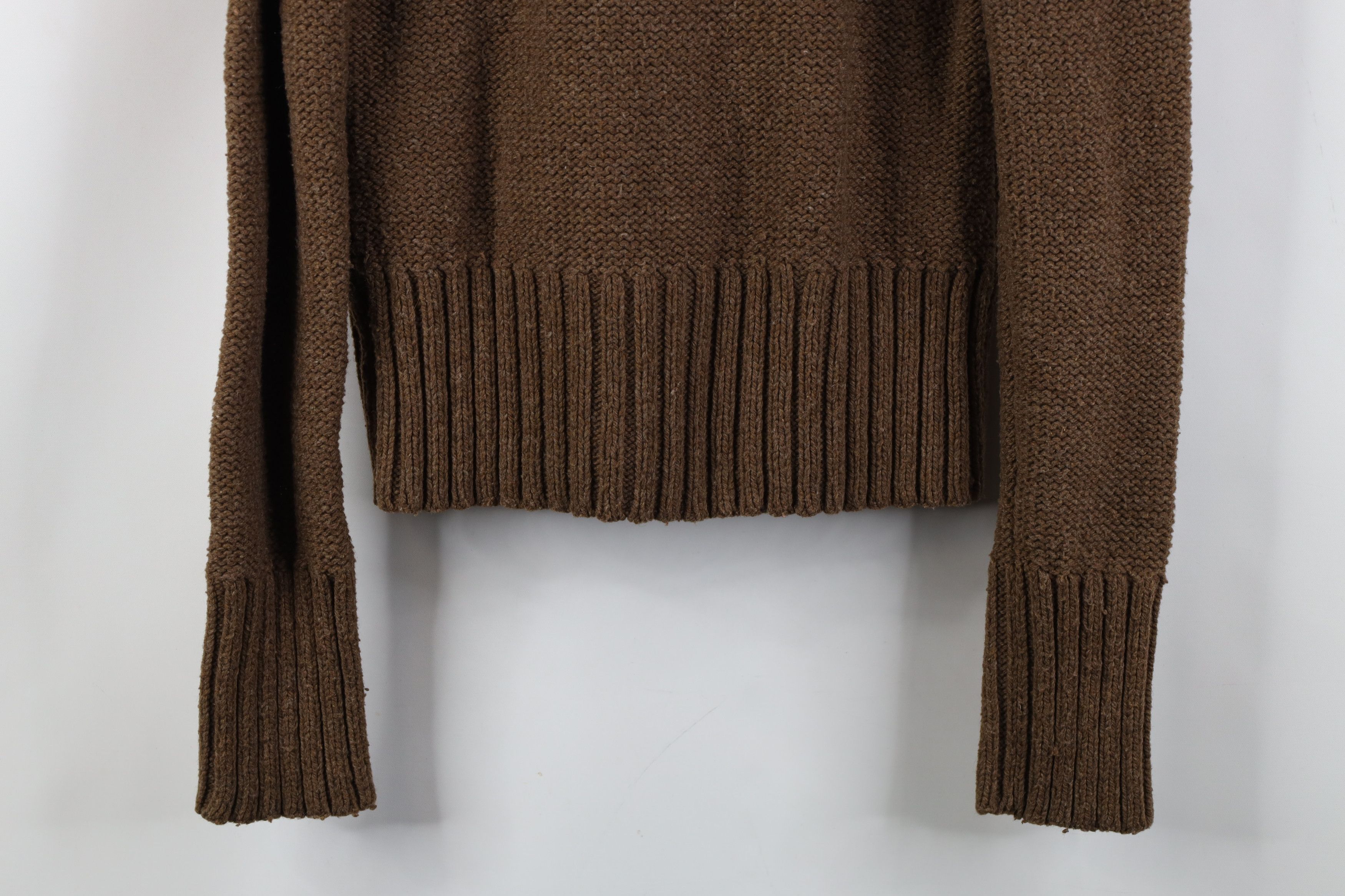 Vintage Vintage 90s Y2K Babydoll Blend Fisherman Cable Knit Sweater Size L / US 10 / IT 46 - 14 Thumbnail