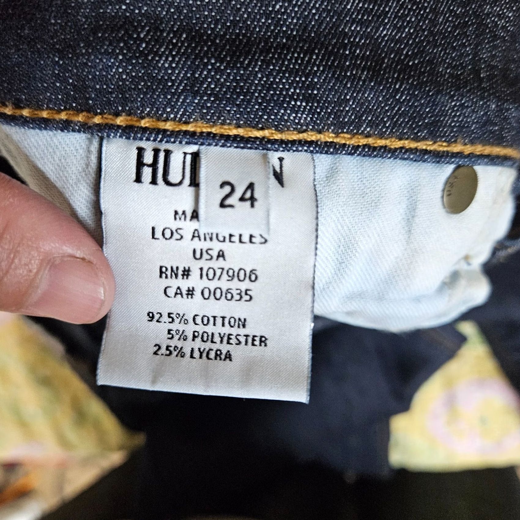 Hudson HUDSON Jeans Skinny Dark blue mid rise Size 24 Women's Regular Denim Cotton/spandex Jeans Boys? Size 42" / US 20 - 7 Thumbnail