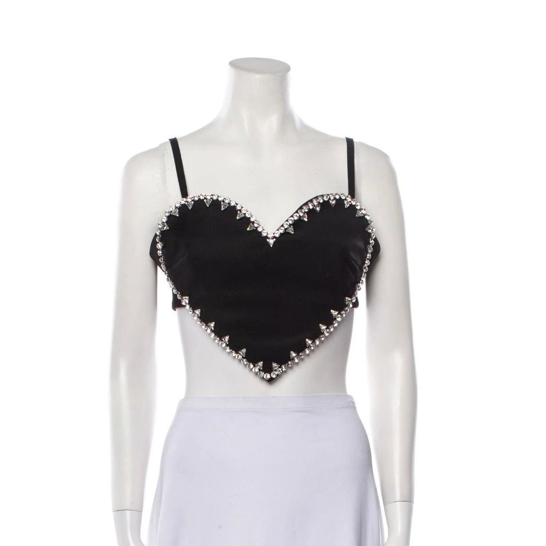 Area AREA V-Neck Sleeveless Crop Top Size S / US 4 / IT 40 - 1 Thumbnail