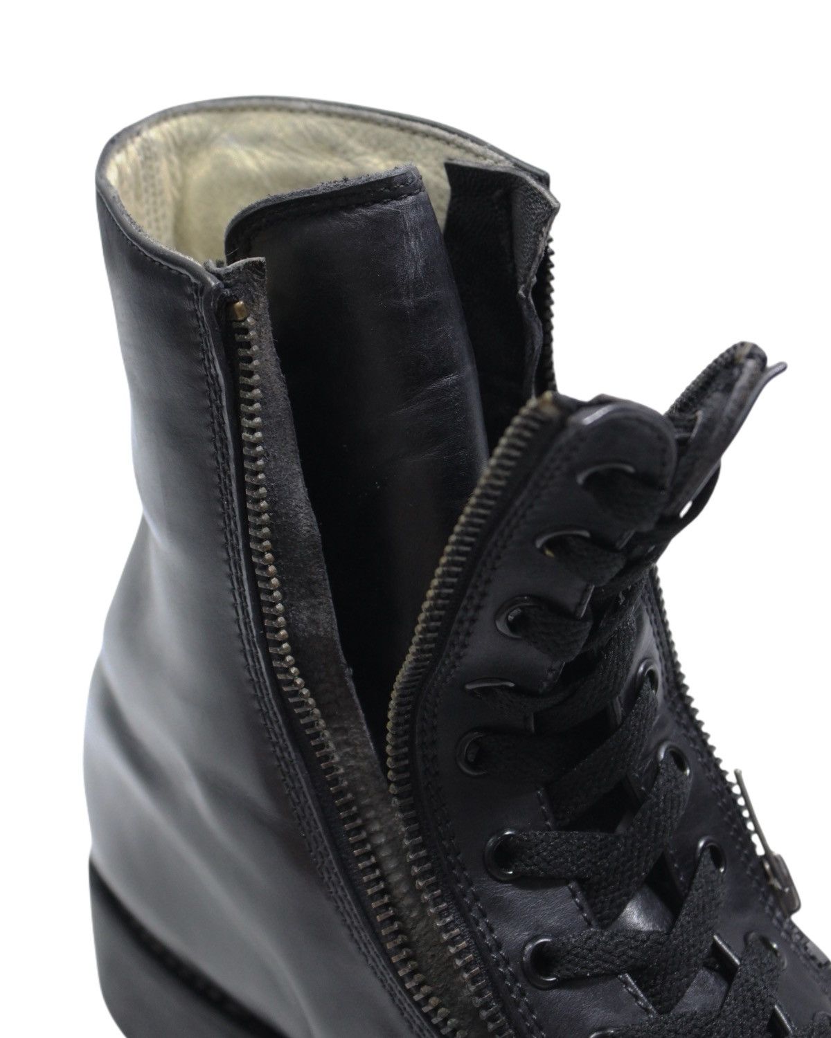 Vintage 1988 GALLIA ARMY FRENCH LEATHER BOOTS Size US 9 / EU 42 - 7 Thumbnail