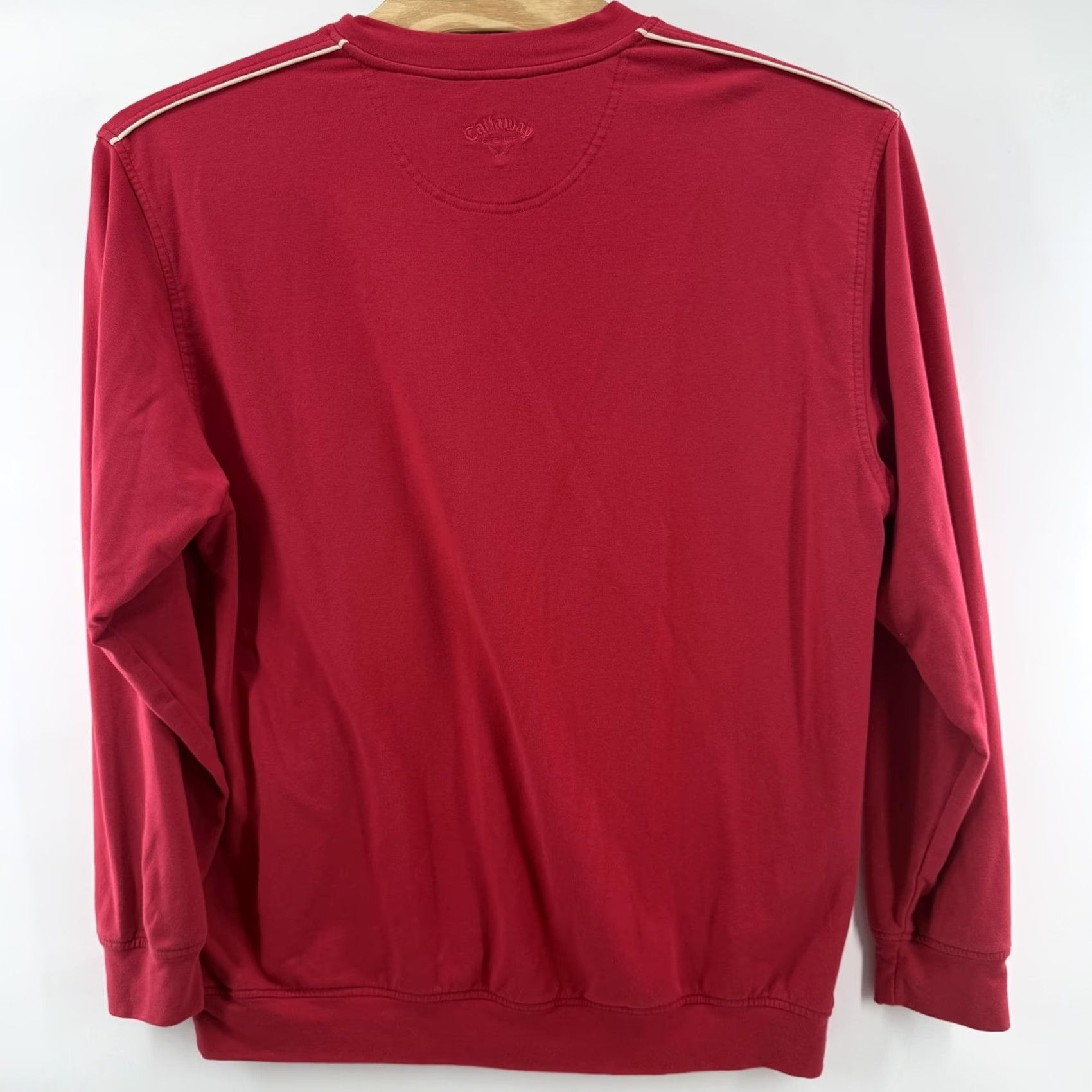 Callaway VINTAGE Callaway Sweatshirt Mens 2XL Red Pullover V Neck Stretch Taiwan (Note: If not vintage, adjust as needed) Size US XXL / EU 58 / 5 - 3 Thumbnail