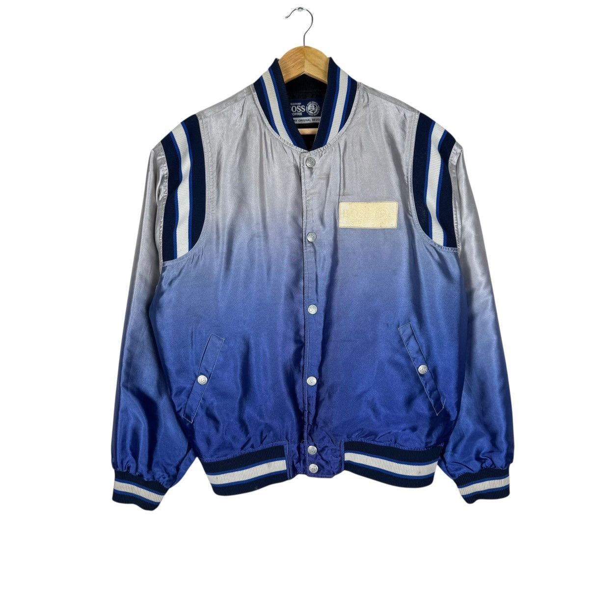 Japanese Brand ⚡️SUNTORY BOSS COFFEE REVERSIBLE BOMBER JACKET Size US L / EU 52-54 / 3 - 4 Thumbnail