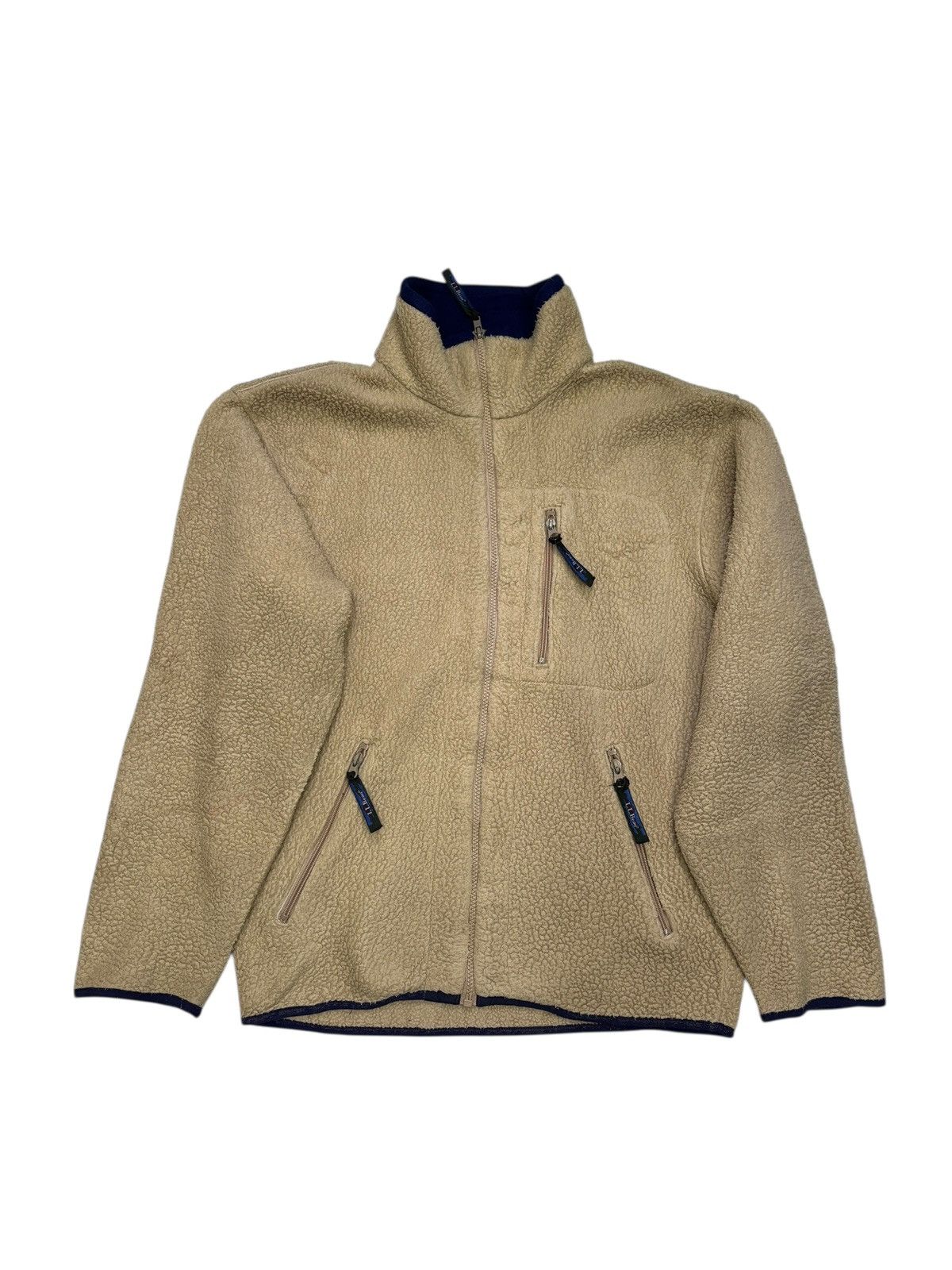 L.L. Bean RARE🔥VINTAGE L.L. BEAN DEEP PILED SHERPA FLEECE JACKET Size US M / EU 48-50 / 2 - 7 Thumbnail