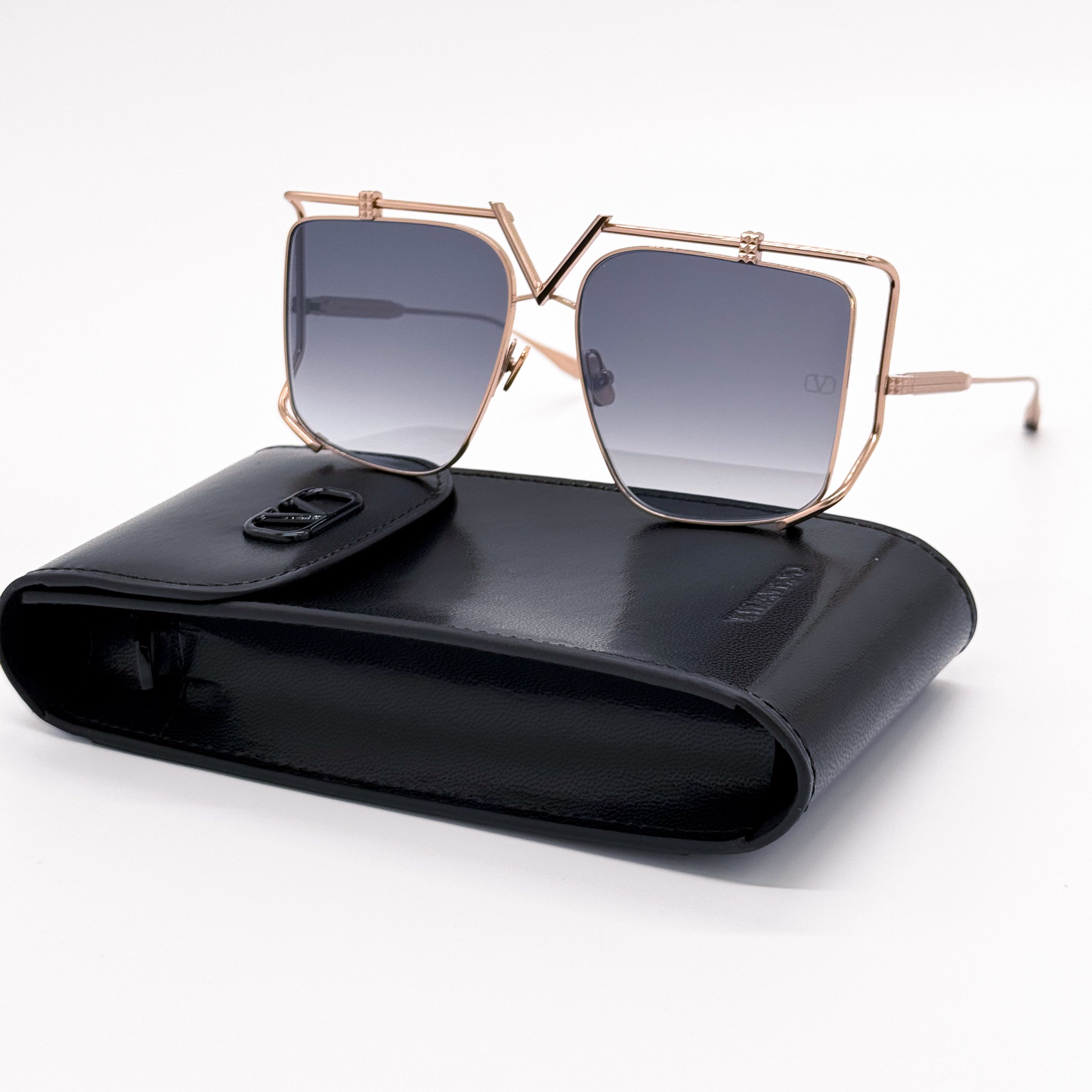Valentino NEW VALENTINO V-LIGHT VLS-116A GREY TITANIUM SUNGLASSES Size ONE SIZE - 1 Thumbnail