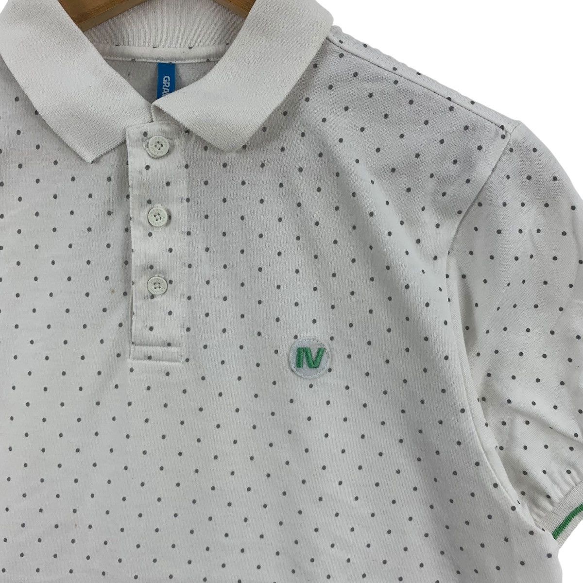 Burton Vintage BURTON SKATEBOARD GRAVIS Polka Dot Polo Tee Shirt Size US M / EU 48-50 / 2 - 5 Thumbnail