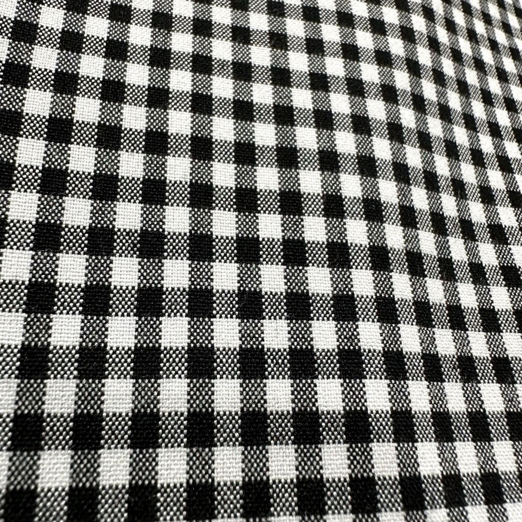 Vintage Alfred Dunner Pants Womens 16 Black Capri White Gingham Elastic Waist Cropped Size 38" / US 16 / IT 52 - 3 Thumbnail
