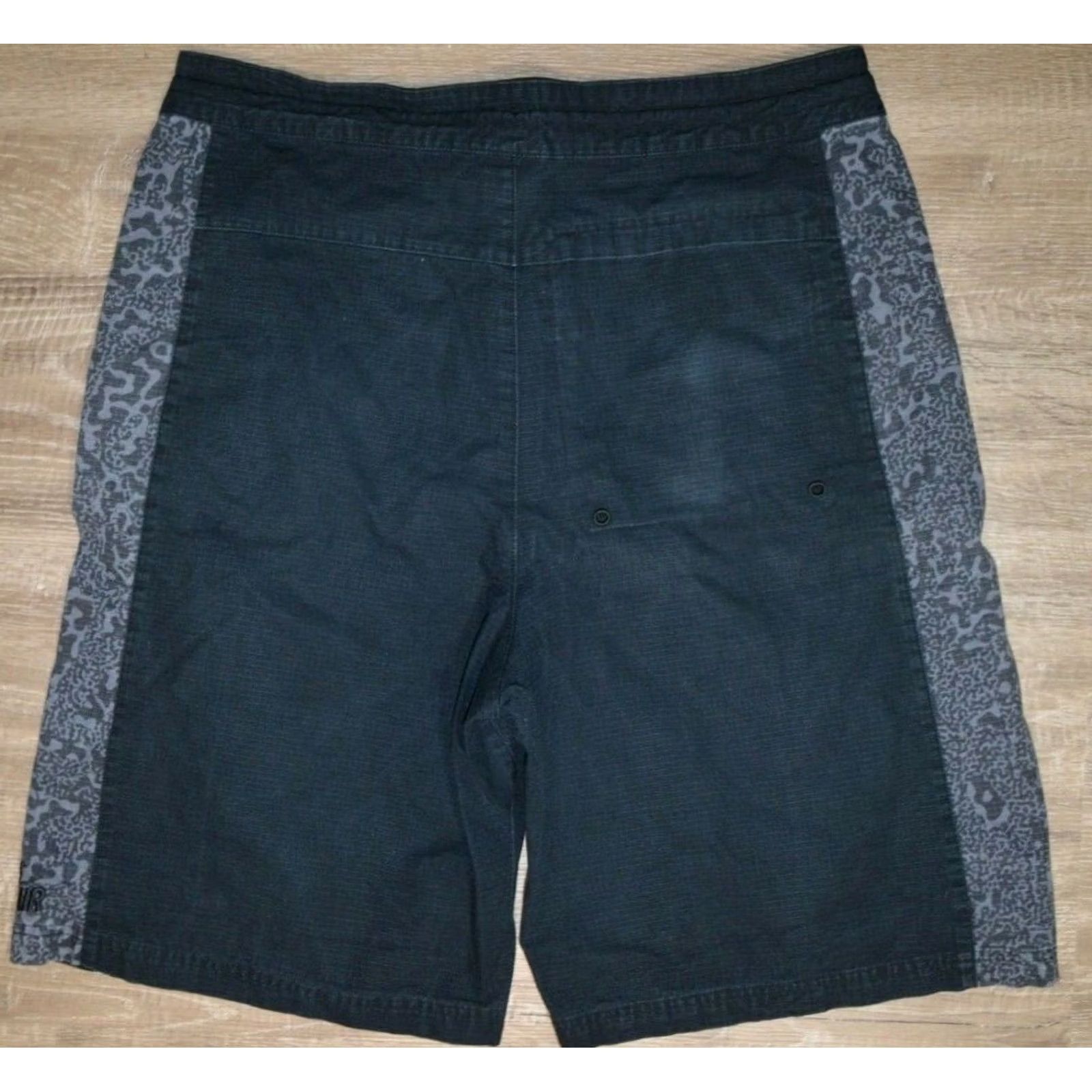 Nike Nike Air Mens Large Casual Rip Stop Cotton Shorts 646264 Black Pockets Woven Size US 36 / EU 52 - 2 Thumbnail