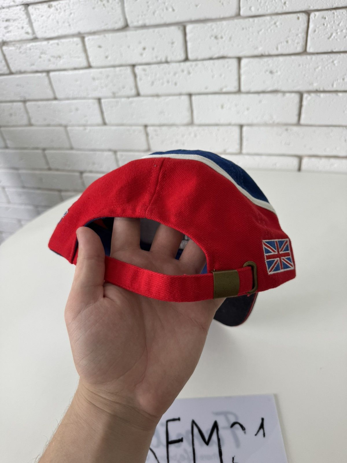 Vintage British Motorcycle Grand Prix cap hat Size ONE SIZE - 4 Thumbnail