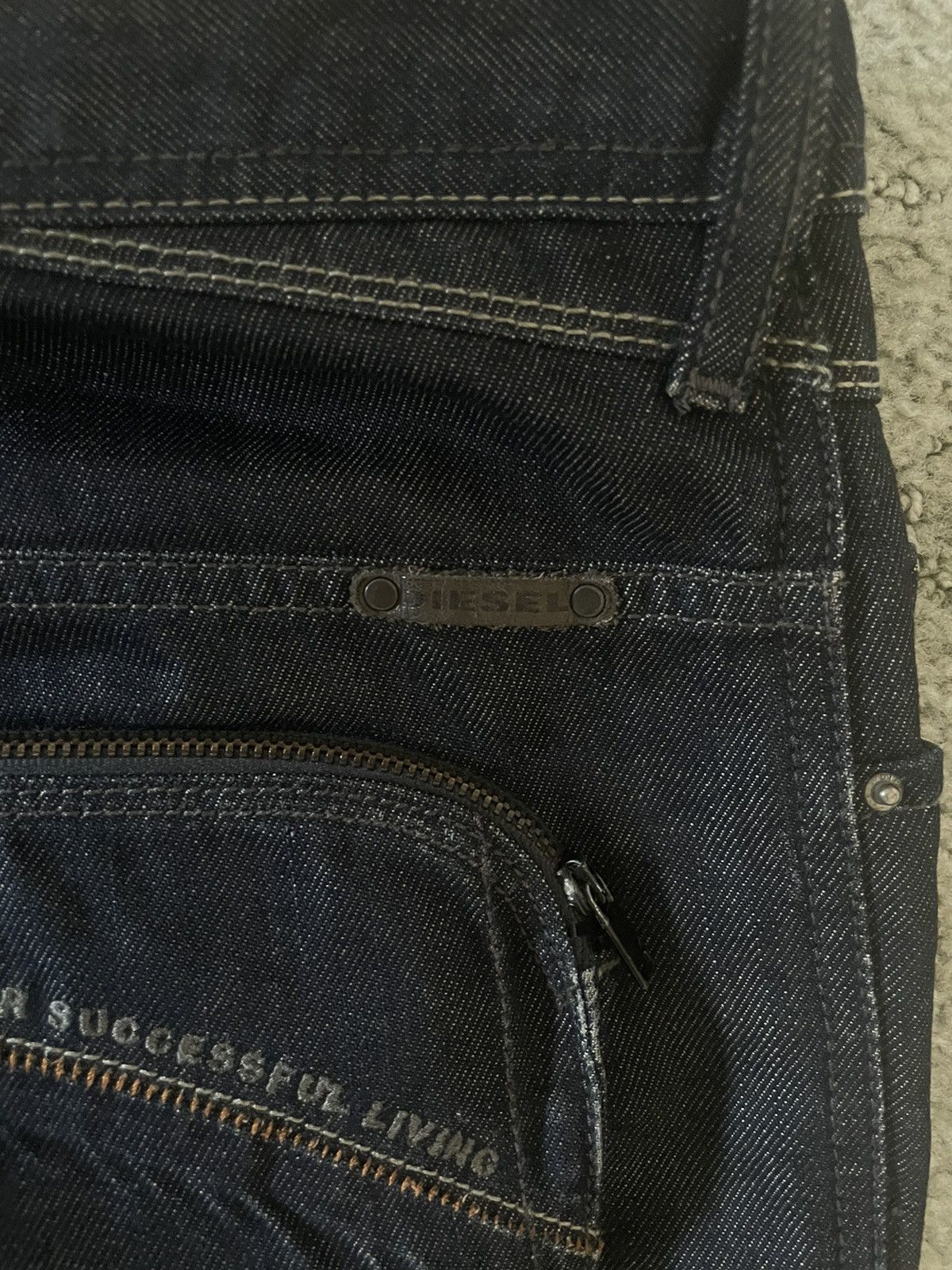 Diesel × Vintage VINTAGE NAVY DIESEL DENIM Size US 34 / EU 50 - 6 Thumbnail