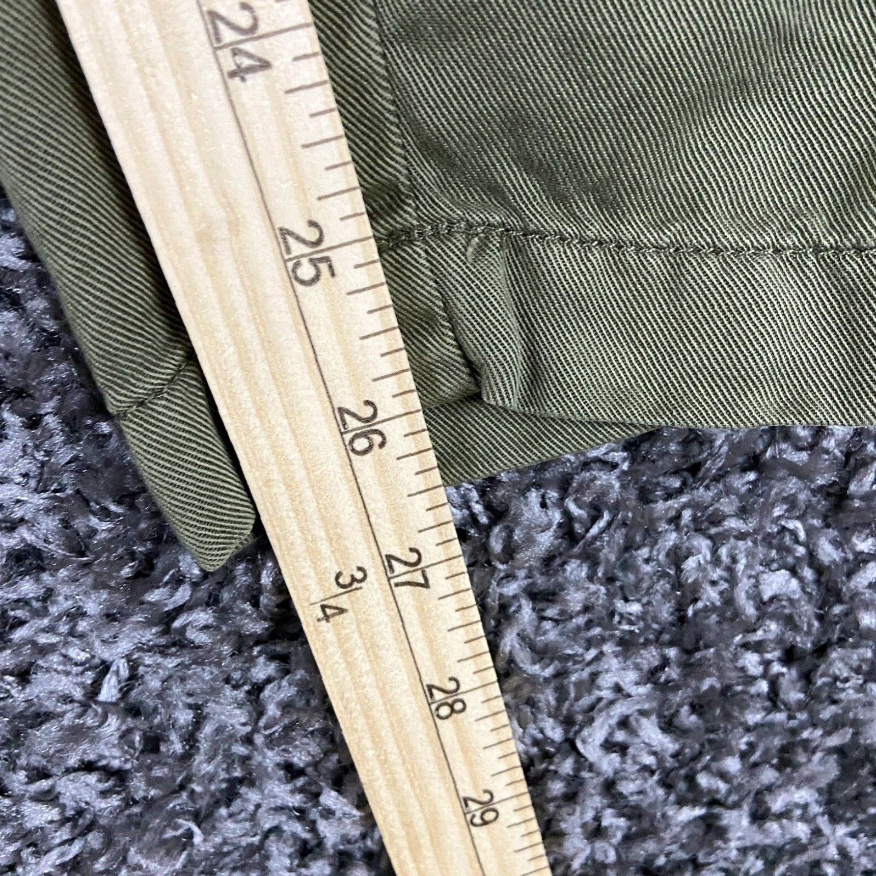 Gap Gap Women Pants M Green Chino Pockets Womens Size 32" / US 10 / IT 46 - 6 Thumbnail