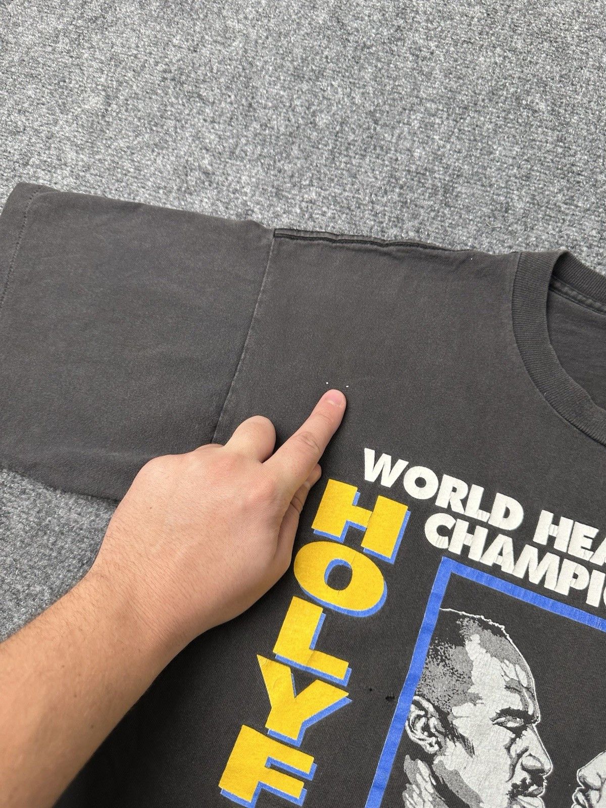 Other Mens T-Shirt Holyfield Moorer Boxing Black 1994, Size M Size US M / EU 48-50 / 2 - 8 Thumbnail