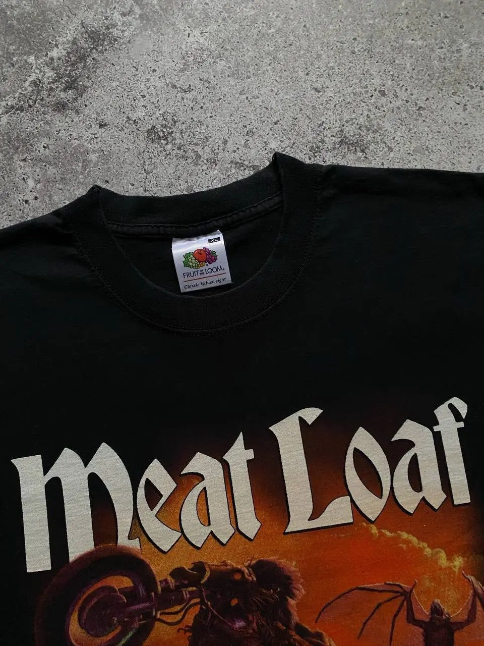 Band Tees VINTAGE 2000s MEAT LOAF “BAT OUT OF HELL” TOUR ROCK T SHIRT Size US XL / EU 56 / 4 - 9 Thumbnail