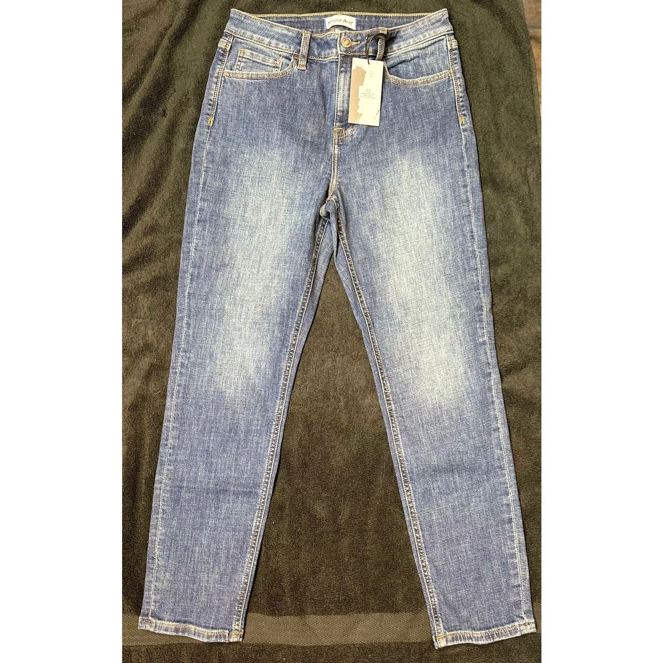 Other Studio Blue Straight Jeans Clean Double Vision 29 Size 29" - 5 Thumbnail
