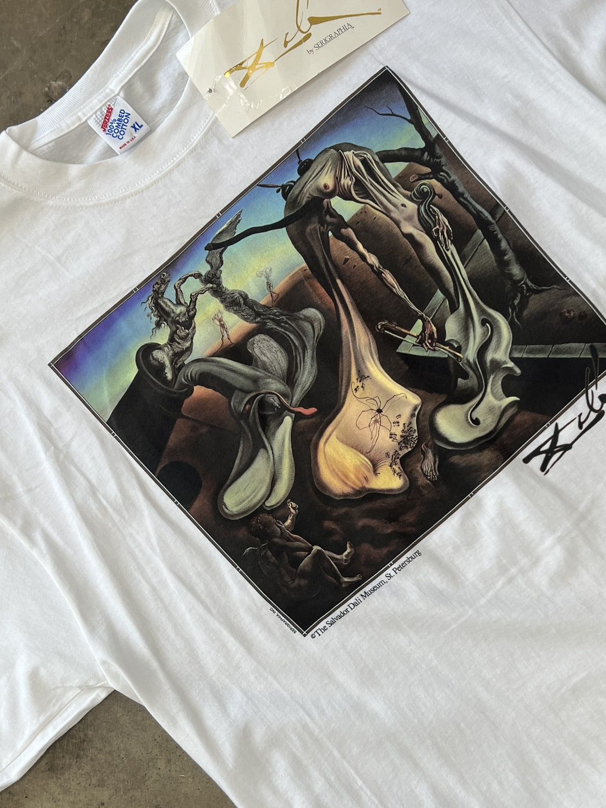 Vintage Vintage Salvador Dali Women Forming a Skull Art Tee | Grailed