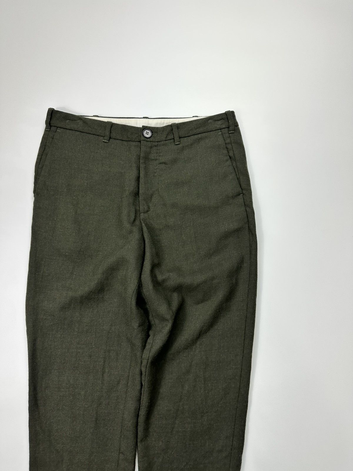 Arket Arket Wool Pants 48 EU Size Casual Green Size US 32 / EU 48 - 5 Thumbnail