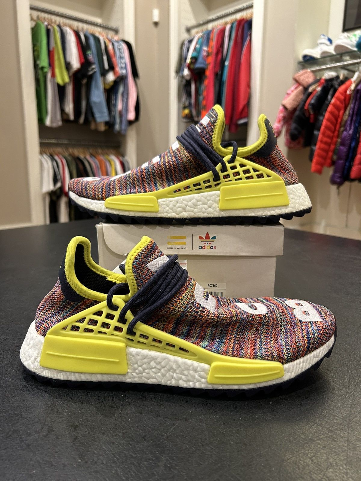 Adidas Adidas Pharrell Hu NMD Multi Size US 9 / EU 42 - 1 Thumbnail