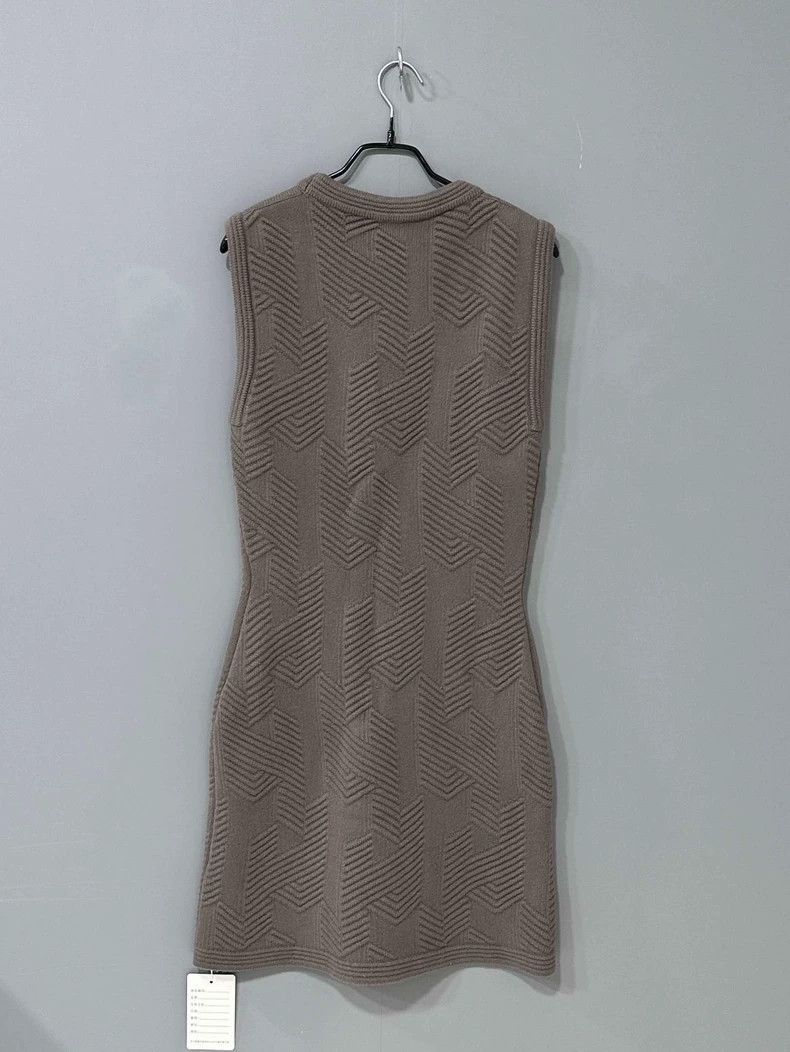 Hermes HERMES Knit Dress in Excellent Condition-2506 Size M / US 6-8 / IT 42-44 - 3 Thumbnail