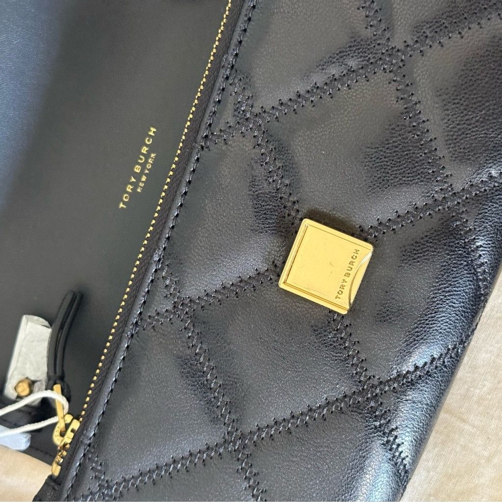 Tory Burch New Tory Burch Willa Diamond Quilted Soft Leather Crossbody Size ONE SIZE - 6 Thumbnail