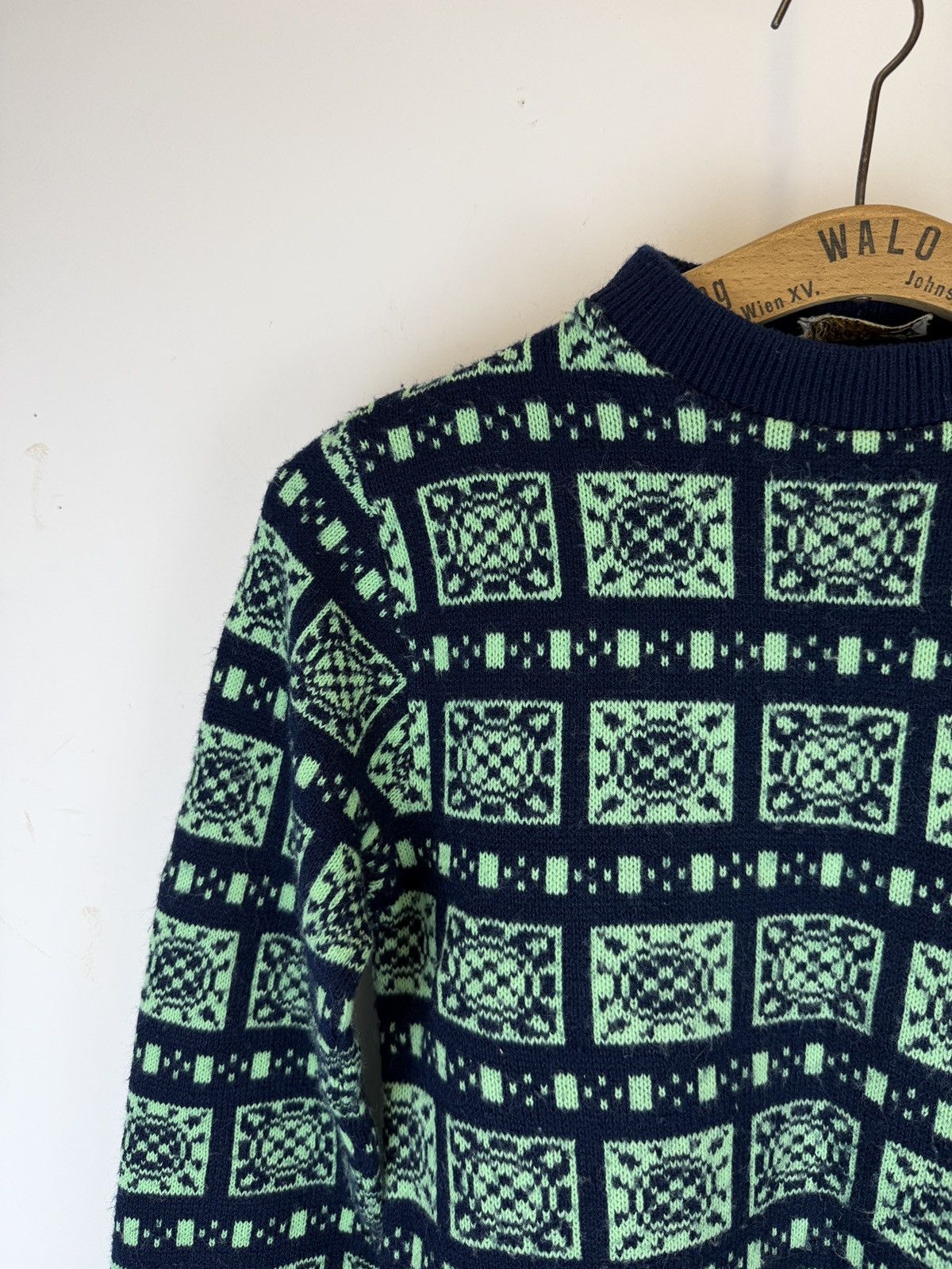 Vintage Vintage Bronte Geometric Knit Sweater Jumper Retro Grunge Size S / US 4 / IT 40 - 2 Thumbnail