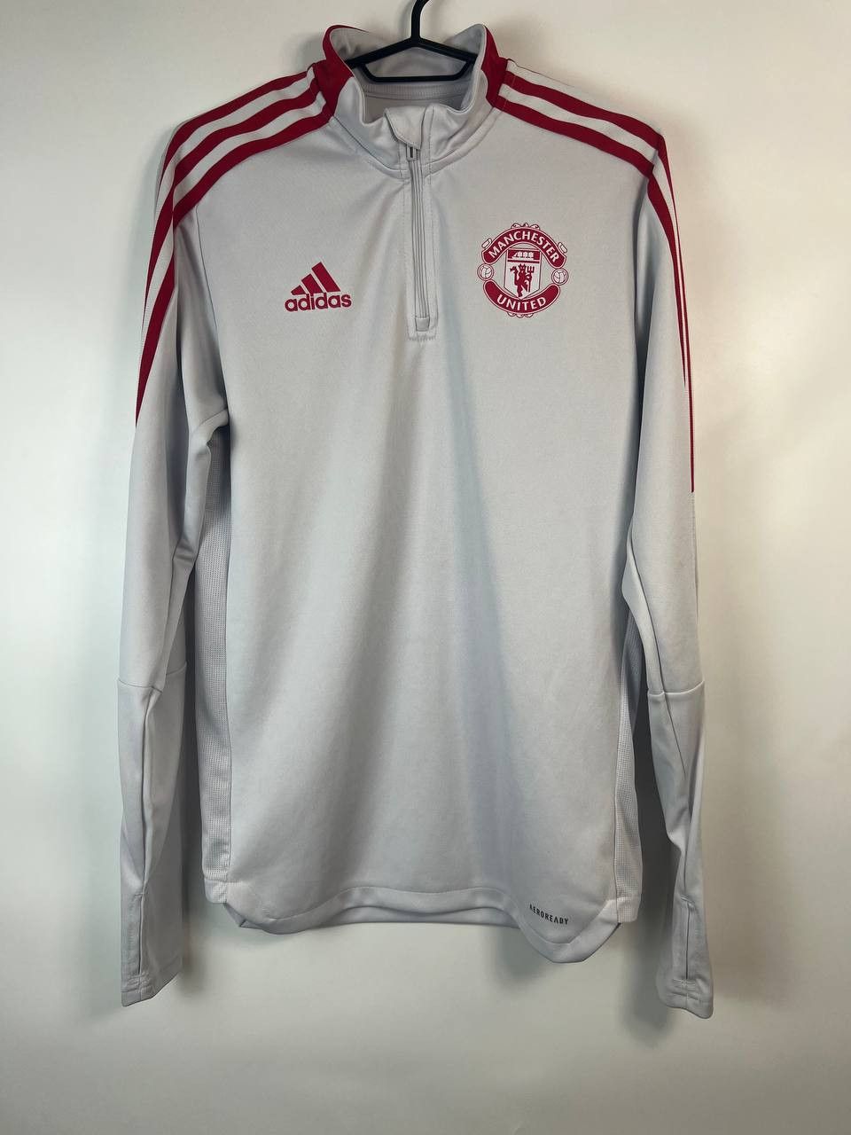 Adidas MANCHESTER UNITED 2022 2023 ADIDAS ZIP TOP GV1572 SIZE S Size US S / EU 44-46 / 1 - 1 Thumbnail