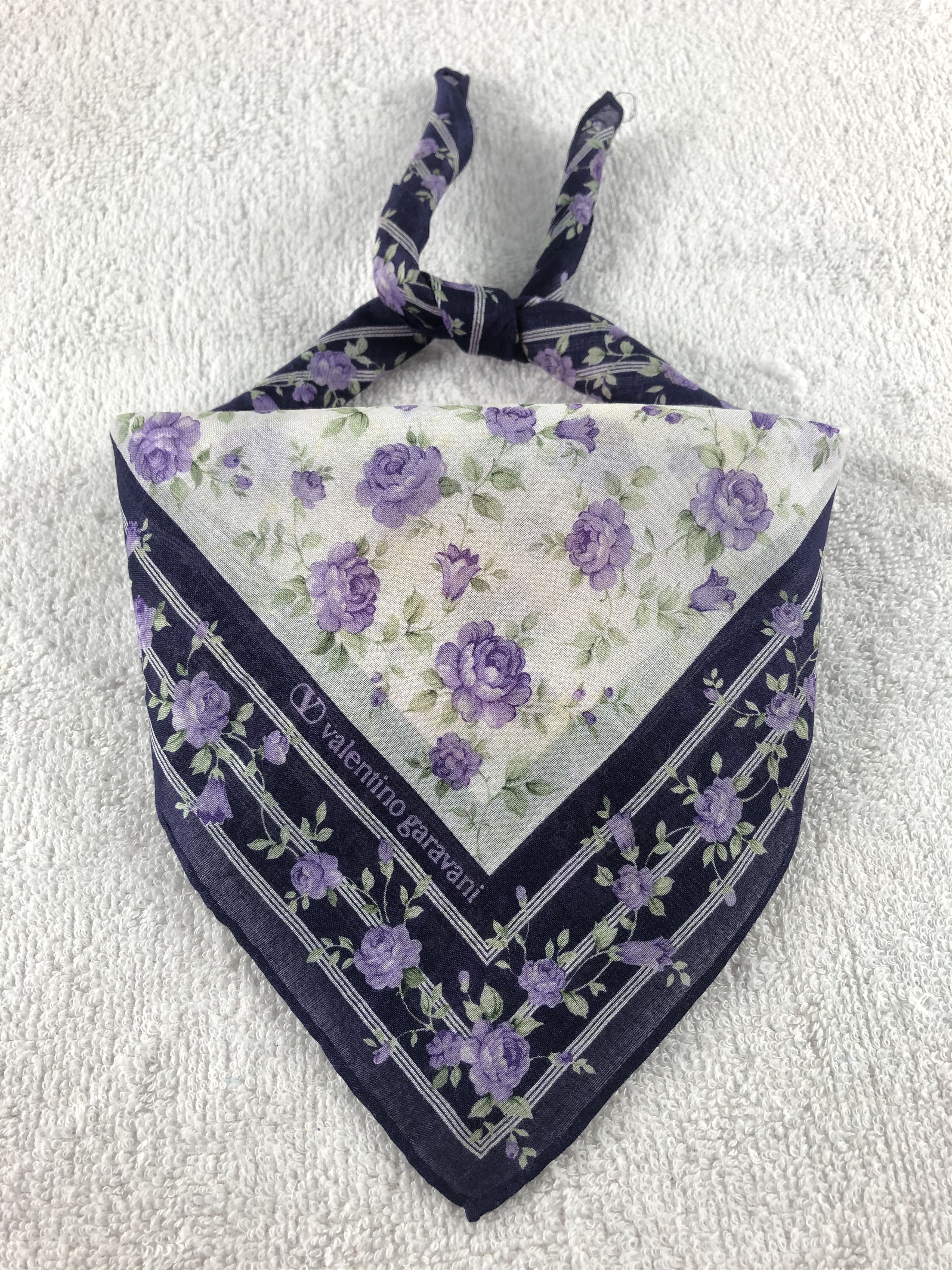 Valentino × Vintage Valentino Garavani Handkerchief / Bandana / Neckerchief Size ONE SIZE - 1 Thumbnail