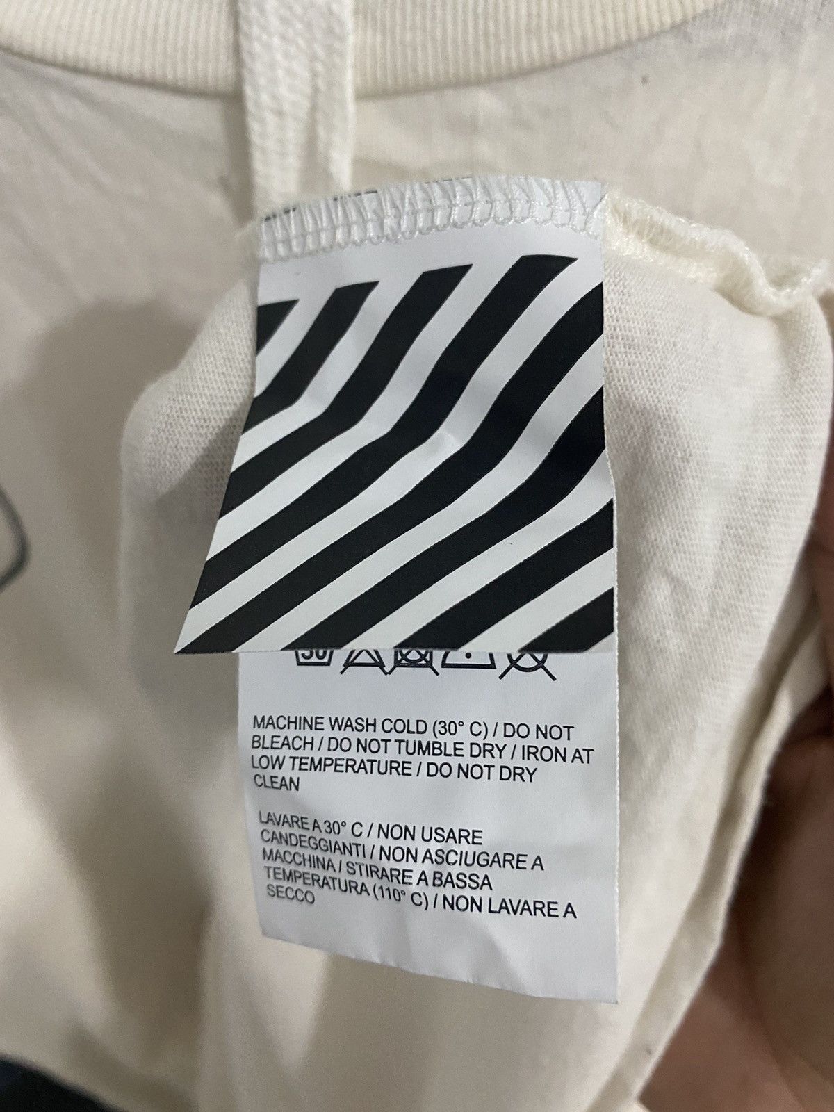 Off-White Off White "IMPRESSIONISM" Stencil Tee Big Embroided Size US S / EU 44-46 / 1 - 10 Thumbnail
