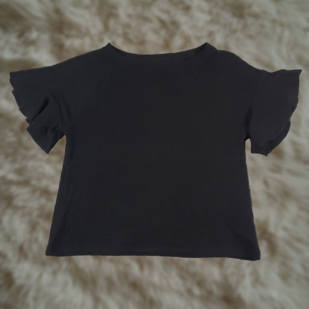 Abercrombie & Fitch Abercrombie Fitch Womens Small Black Short Sleeve T Shirt Size S / US 4 / IT 40 - 1 Thumbnail
