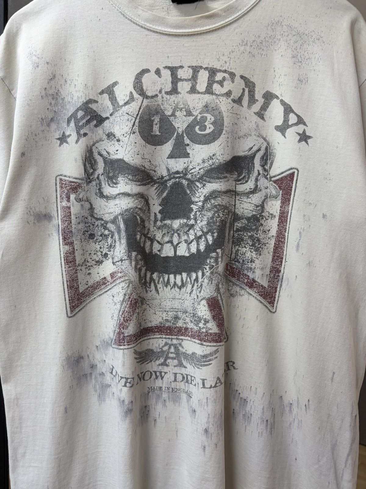Affliction Vintage Affliction skull graphic Tee classic Y2K MMA era Size US L / EU 52-54 / 3 - 7 Thumbnail