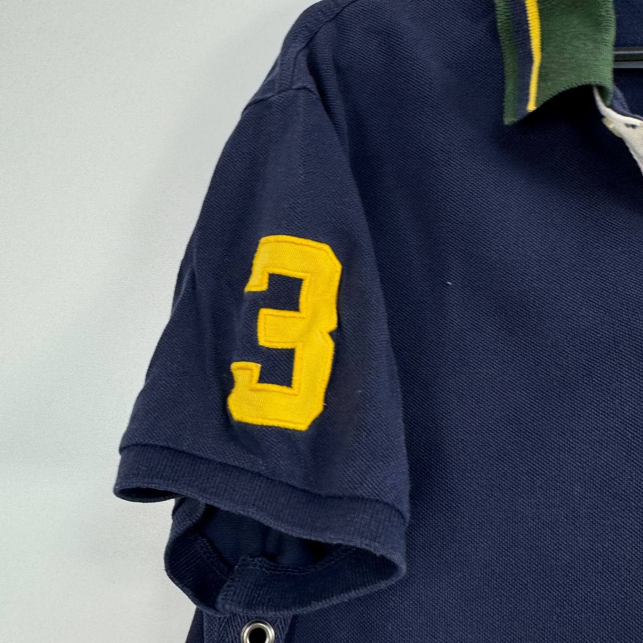 Polo Ralph Lauren Polo Ralph Lauren Big Pony Polo Shirt Navy Yellow Mens L Size US L / EU 52-54 / 3 - 3 Thumbnail