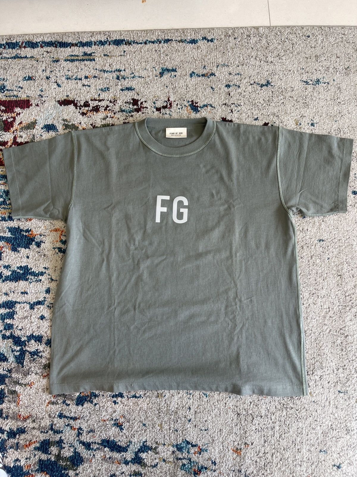 Fear Of God Sixth Collection Green 3M Reflective Logo T