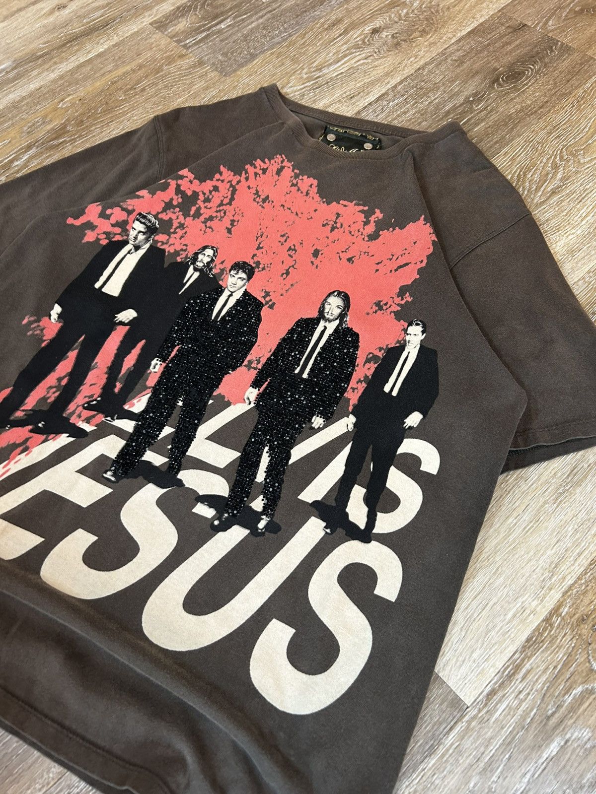 Designer × Vintage Super sick Elvis Jesus designer tee Size US L / EU 52-54 / 3 - 2 Thumbnail
