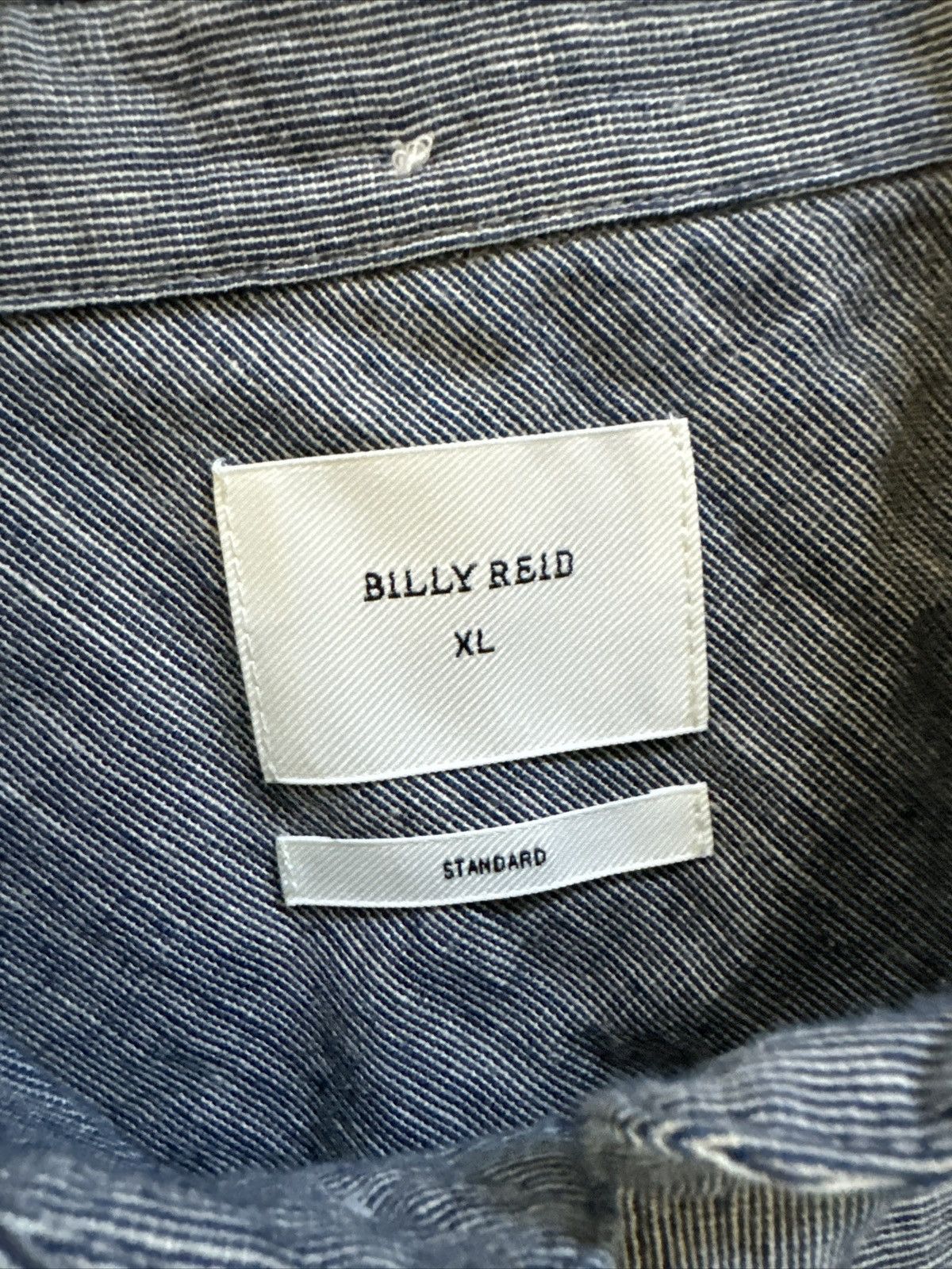 Billy Reid Billy Reid Yoked Shirt Indigo Size US XL / EU 56 / 4 - 2 Thumbnail