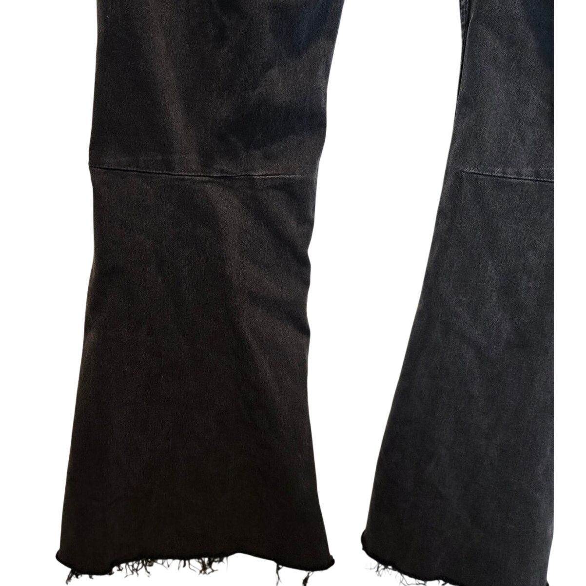 Free People Free People We the Free Penny Pull-On Flare raw hem 31 black Size 31" - 3 Thumbnail