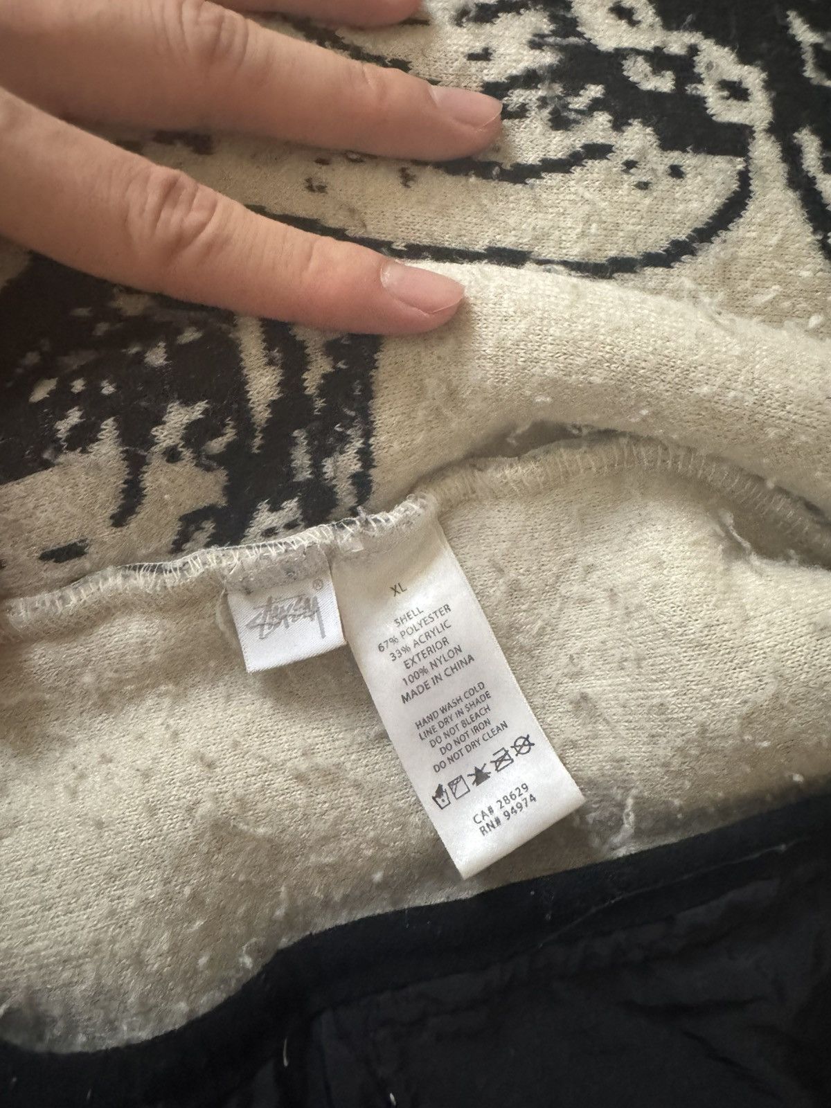 Stussy Stussy Venus Sherpa Jacket Size US XL / EU 56 / 4 - 4 Thumbnail