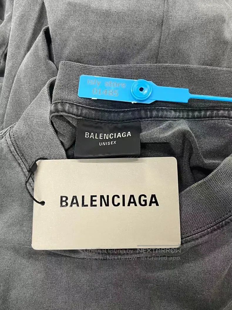 Balenciaga Balenciaga Letter printed patterned round neck long-sleeve Size US S / EU 44-46 / 1 - 4 Thumbnail