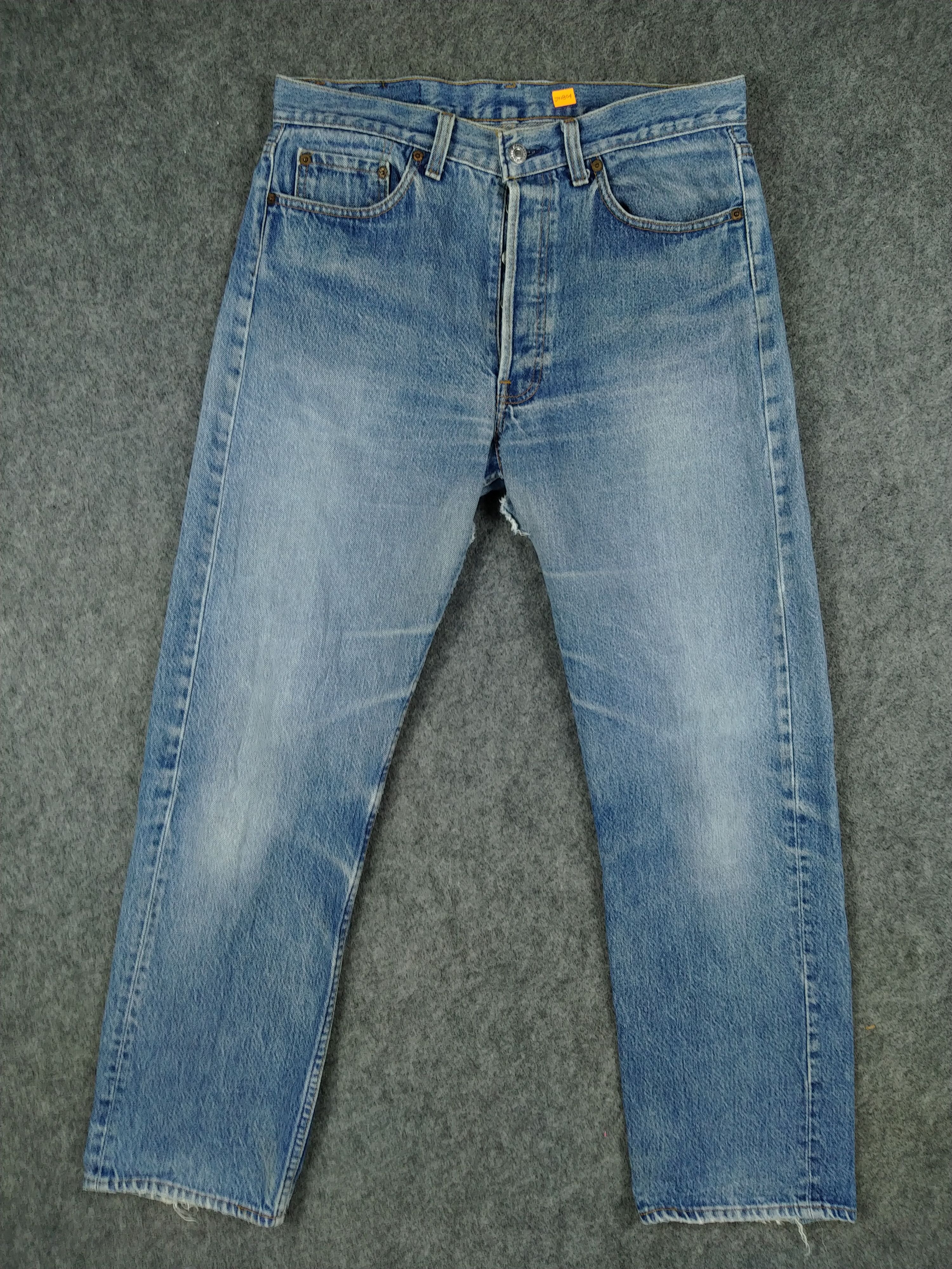 image of Hype 80's Blue Wash Vintage Levi's 501 Denim 31X28.5 -Jn804, Men's