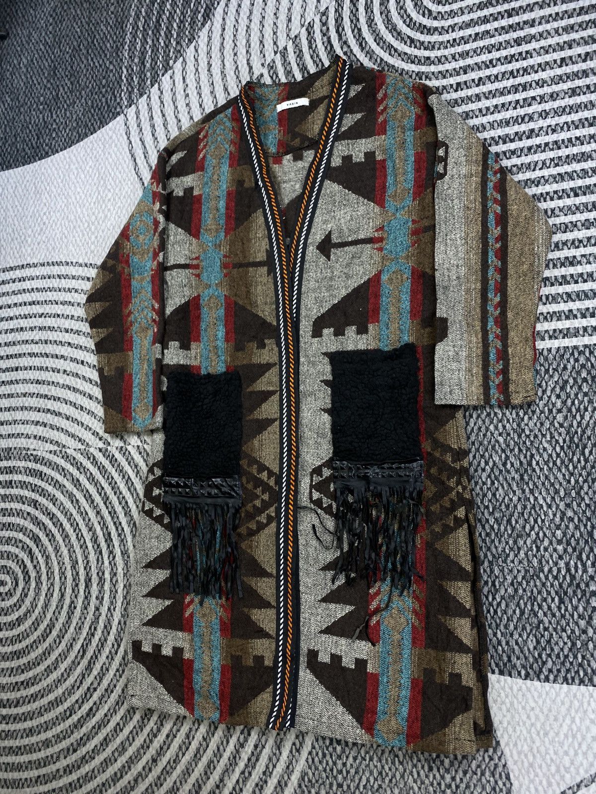 Native Vintage Yaxin Rare Navajo Native Long Jacket Size US M / EU 48-50 / 2 - 4 Thumbnail