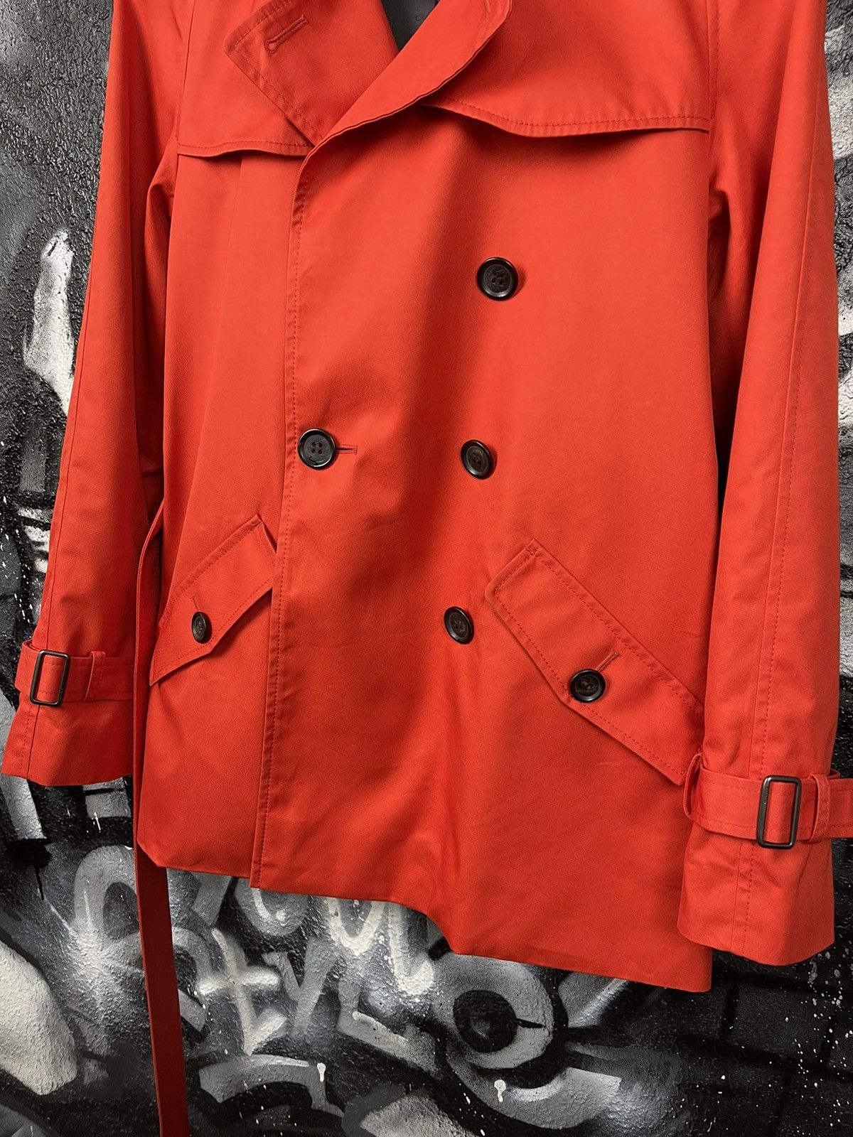 Coach Coach New York Red Orange Short Length Trench Coat Woman’s Size S / US 4 / IT 40 - 11 Thumbnail
