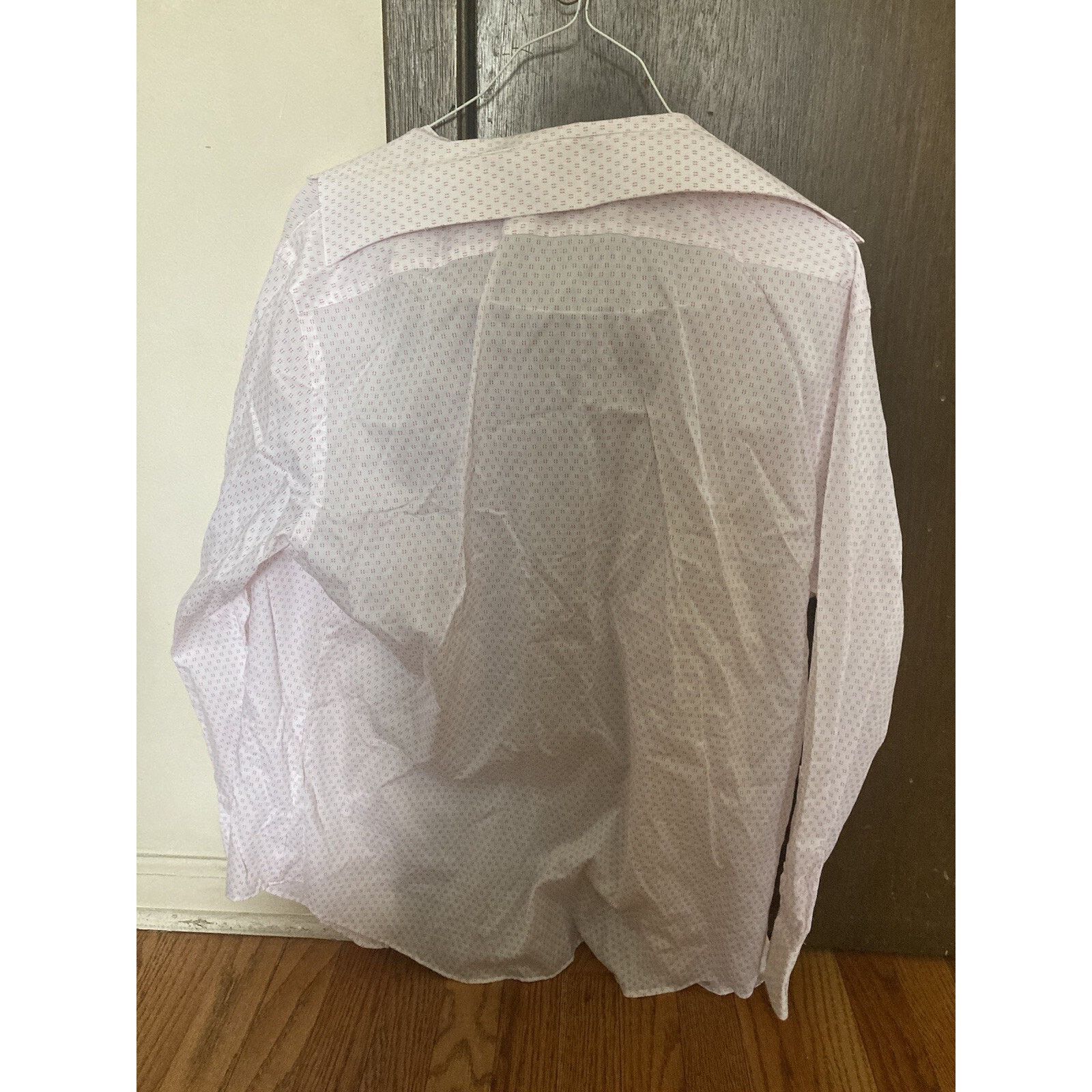 Van Heusen Van Heusen Fitted Dress Shirt 16-16.5 32/33 Pink Size US L / EU 52-54 / 3 - 3 Thumbnail